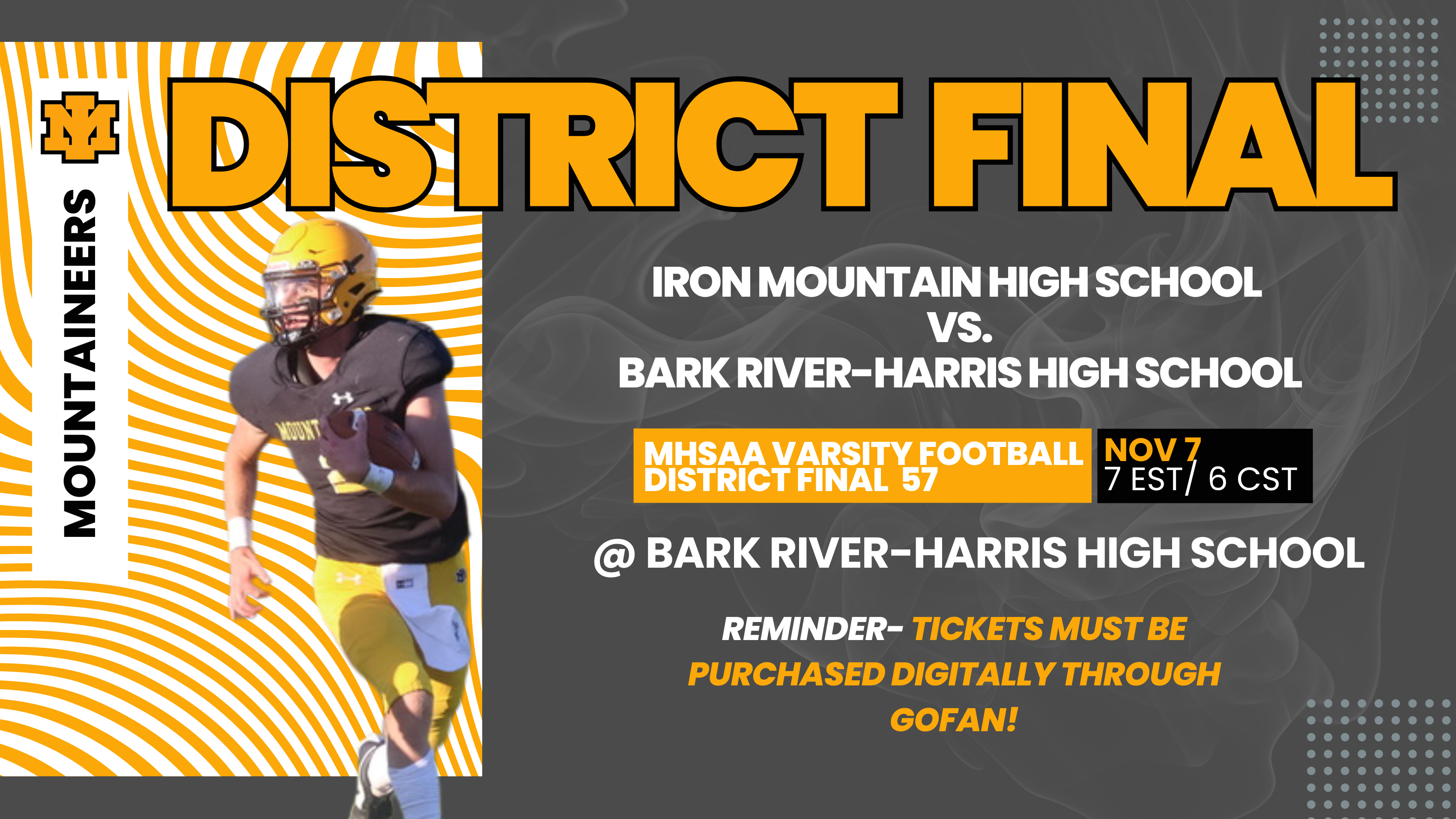 MHSAA Varsity Football District Final
